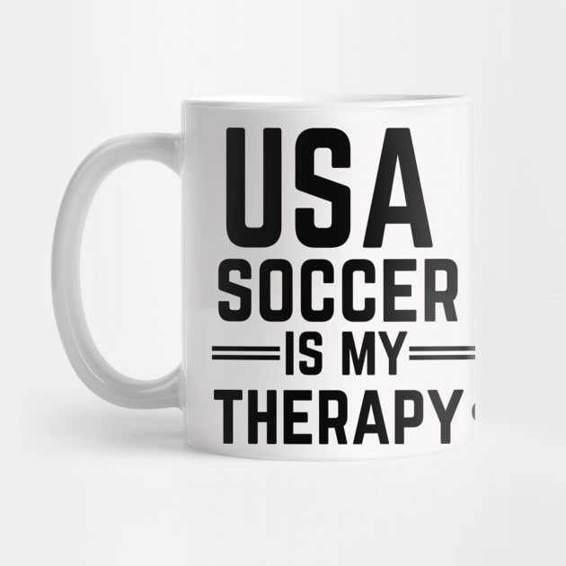 Usa Soccer Is My Therapy by NICHE&NICHE